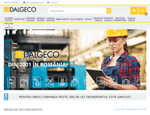 Tablet Screenshot of dalgeco.ro